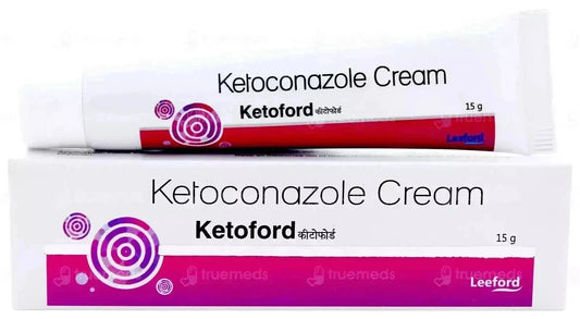 Ketoford 2% Cream 15g (Pack of 2) – Antifungal Ketoconazole Treatment for Skin Infections